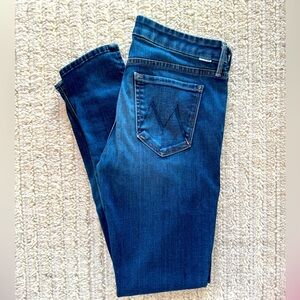 MOTHER blue denim jean. Excellent condition. Style is “Looker Ankle”. Size 29